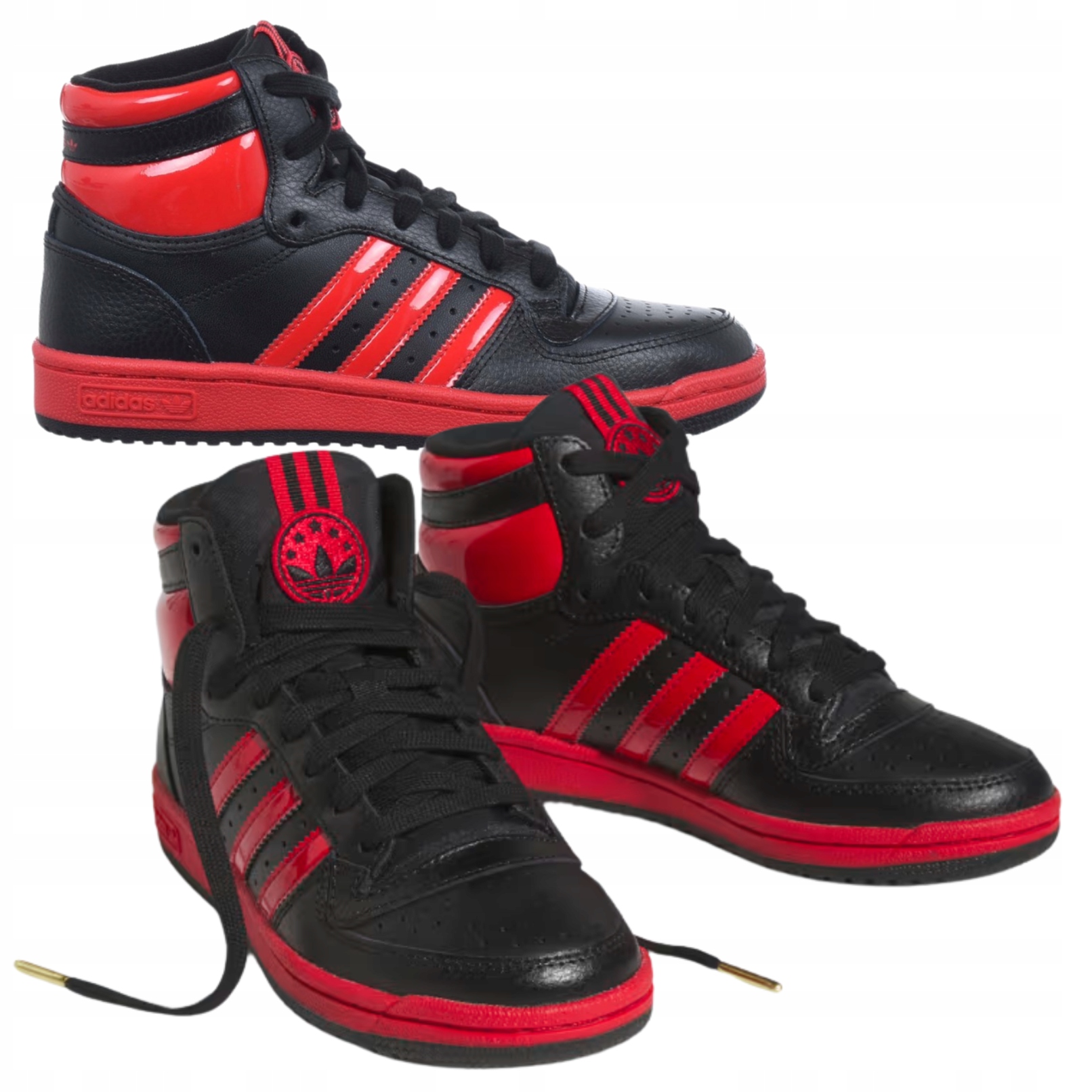 Buty Adidas Chłopięce Trampki Wysokie Sportowe Top Ten Rozmiar 38