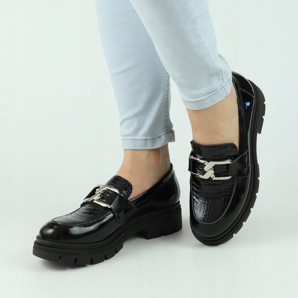 Mokasyny Contes 636 Czarne naplak 37 Marka inna