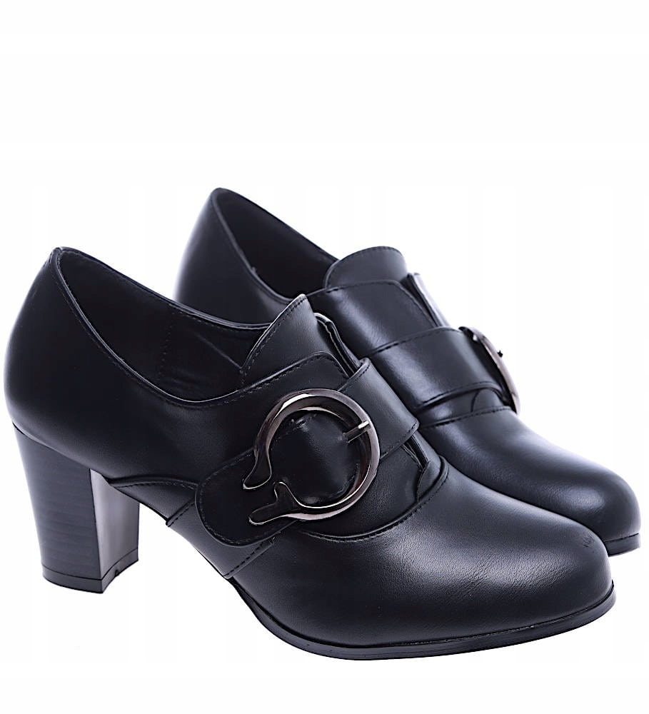 czarne botki damskie słupek r. 40 Rozmiar 40