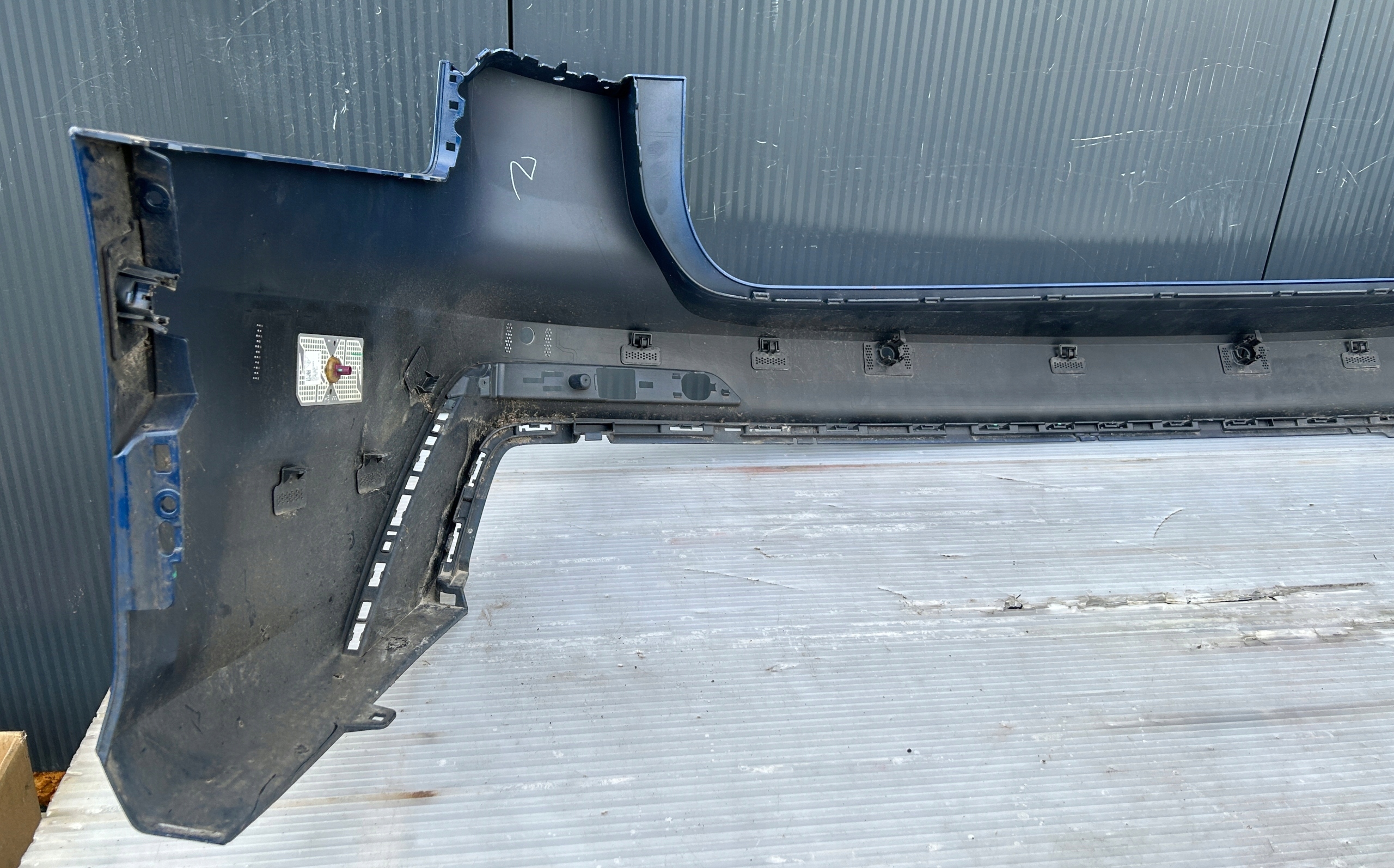 bumper rear part rear AUDI A6 C8 KOMBI AVANT S-LINE 6X PDC