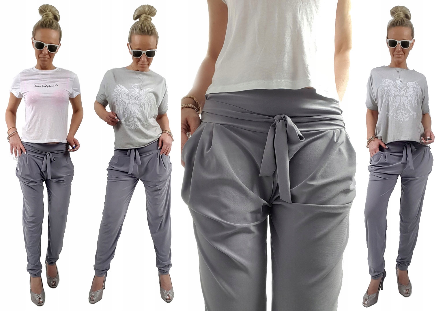 SPODNIE HAREMKI CYGARETKI BRYCZESY ALLADYNKI BAGGY