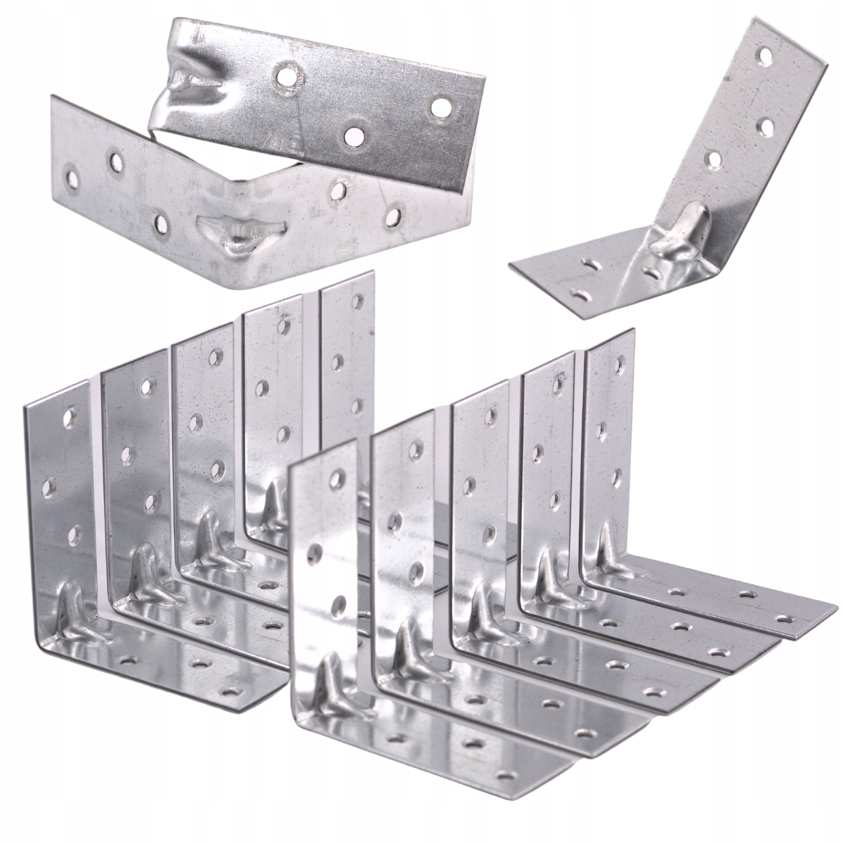 

Kątownik łącznik wzmocniony 65 x 65 x 25 mm 10 szt