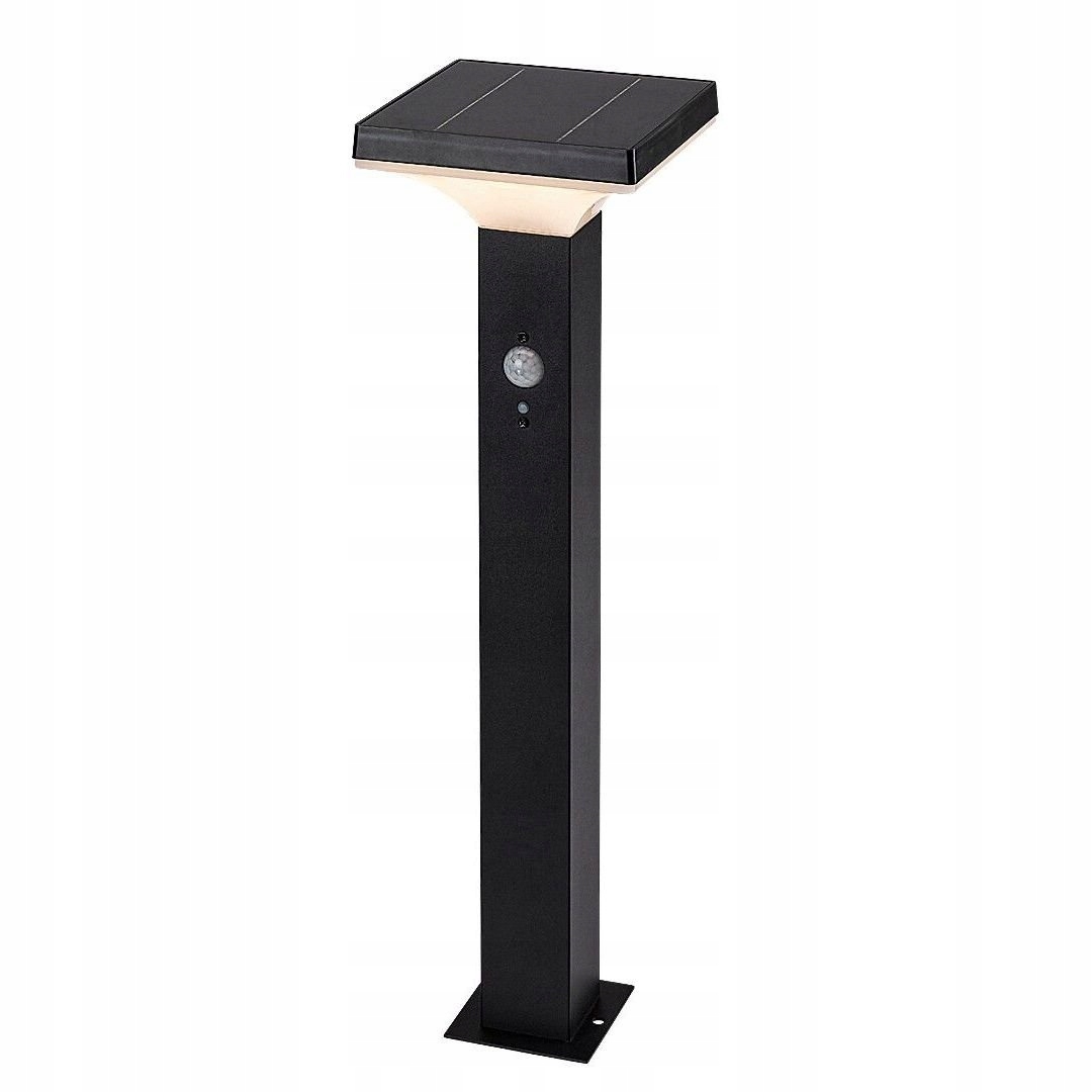 Lampa solárny záhradný stĺpik s Led senzorom 4W Geleen 77045 Rabalux