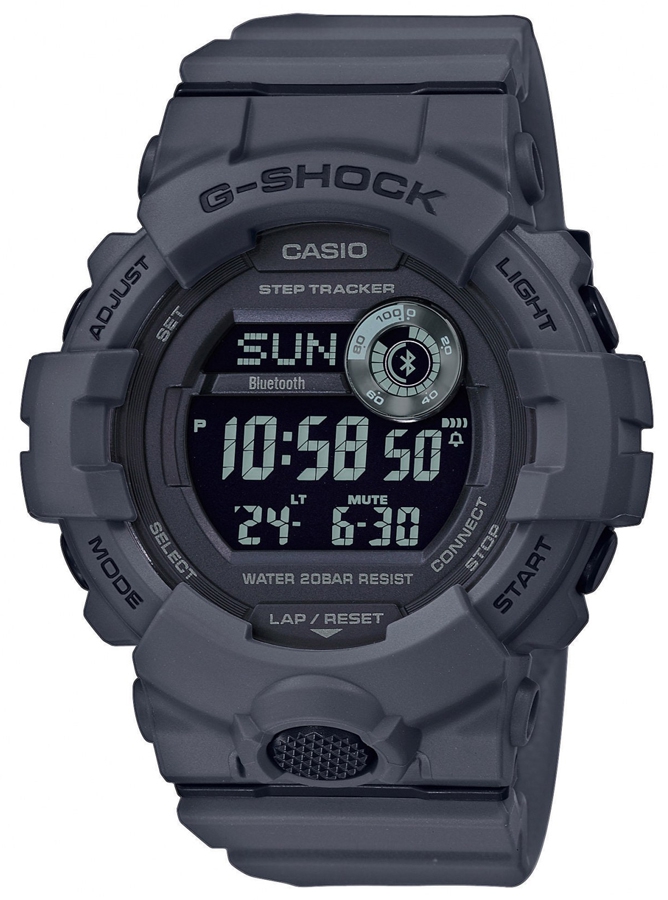 Pánské hodinky G-shock GBD-800UC-8ER šedé sportovní s krokoměrem