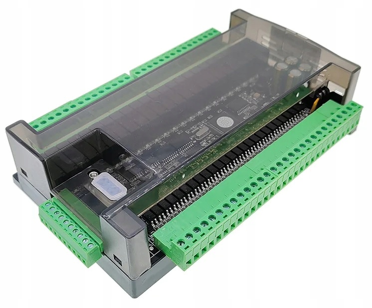 Plc Fx FX3U-48MR -6AD2DA-RS485 RS232 Reléové Výstupy