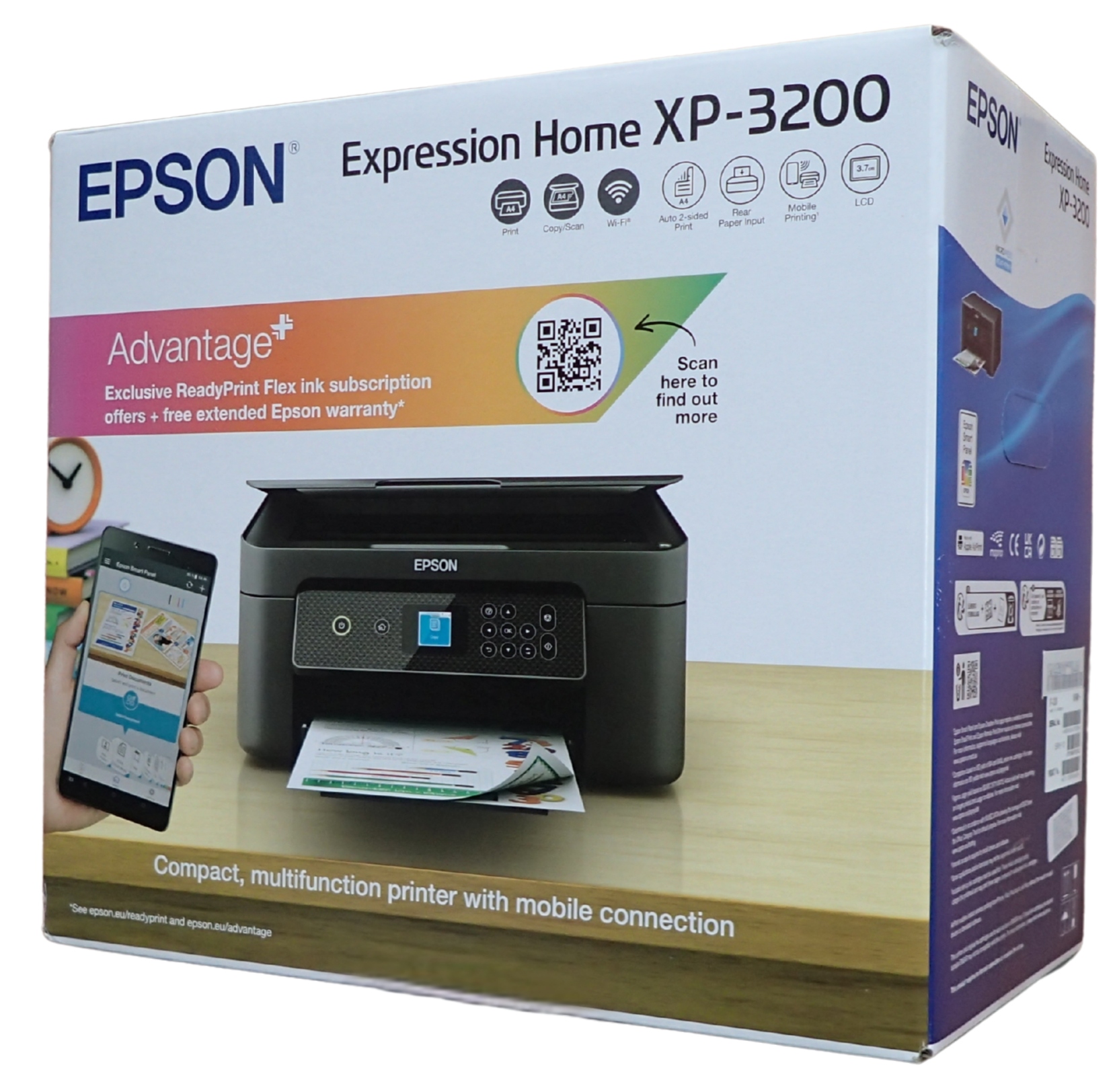 Multifunkčná atramentová tlačiareň Epson XP-3200 Skener 3v1 WiFi Duplex
