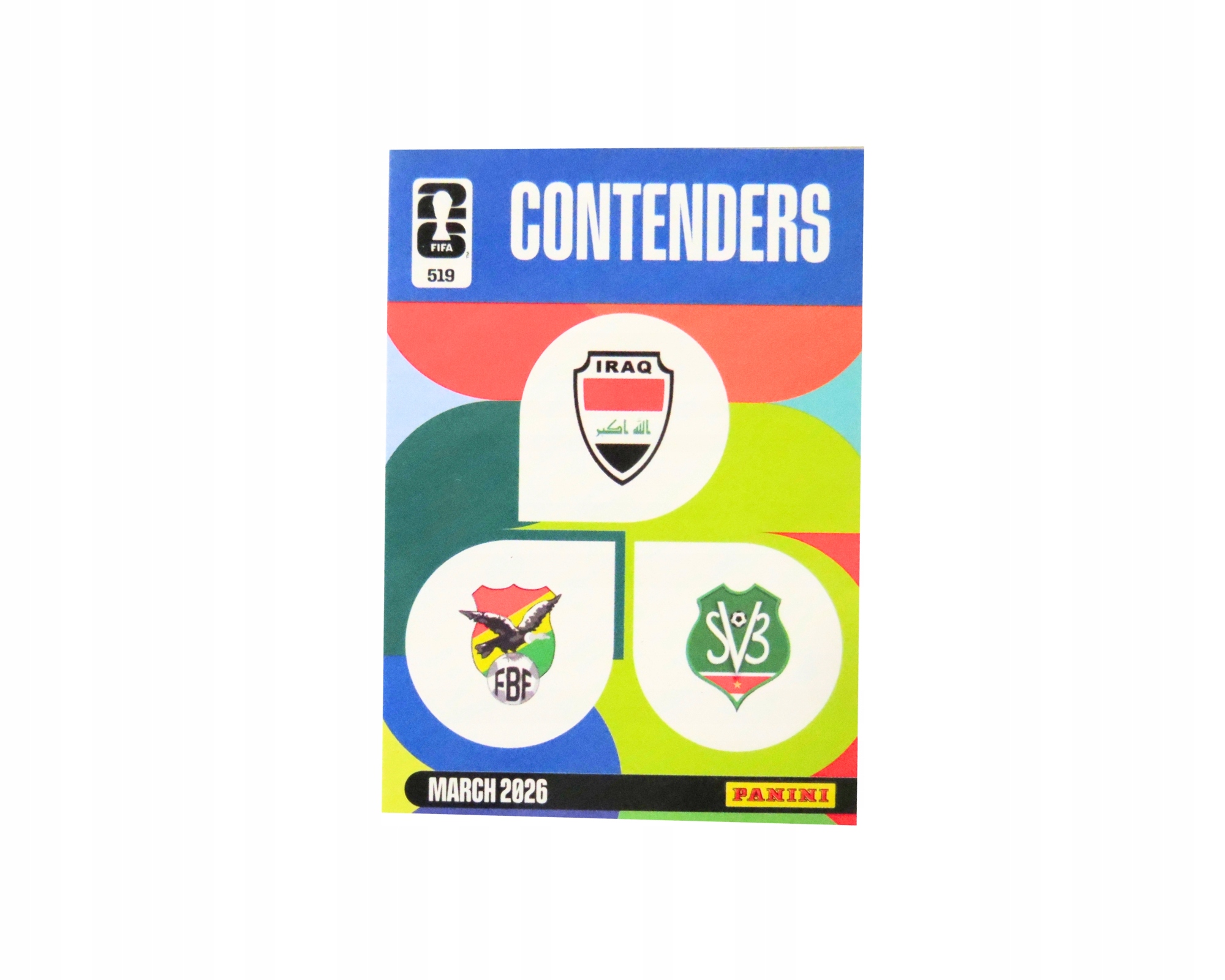 Panini Fifa World Cup 2026 Contenders 519 Sur-bol-irq