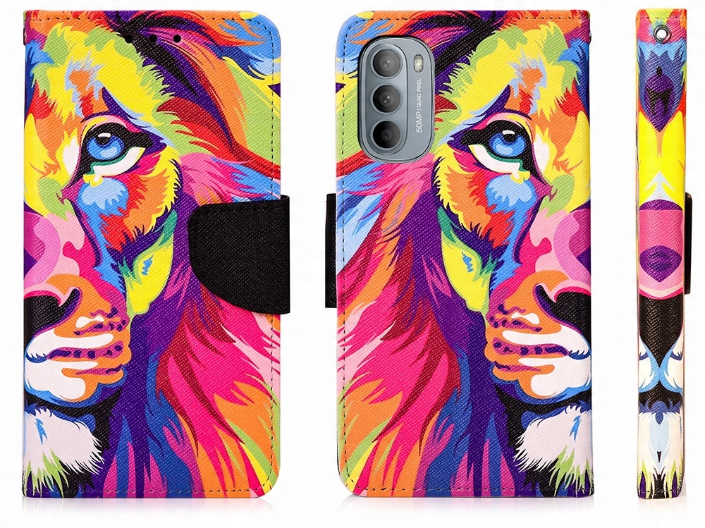 

Etui Portfel Case Do Motorola Moto G82 5G Szkło