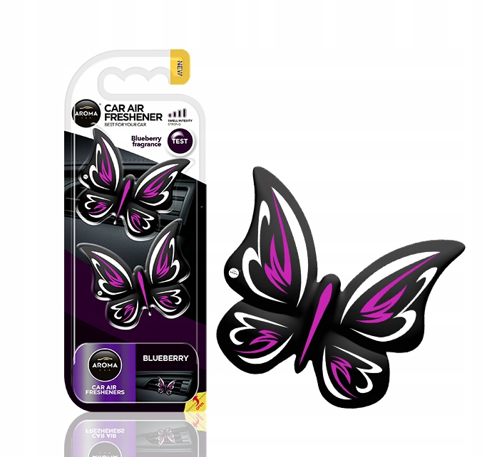 

Zapach Aroma Car Motylki Butterfly Blueberry