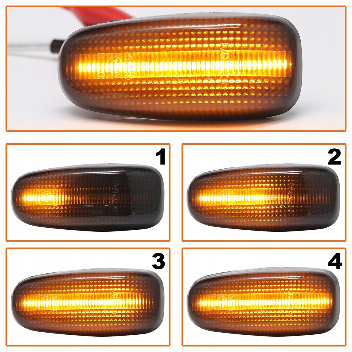 DYNAMICZNE KIERUNKOWSKAZY LED do MERCEDES SPRINTER Producent części Dlaauta