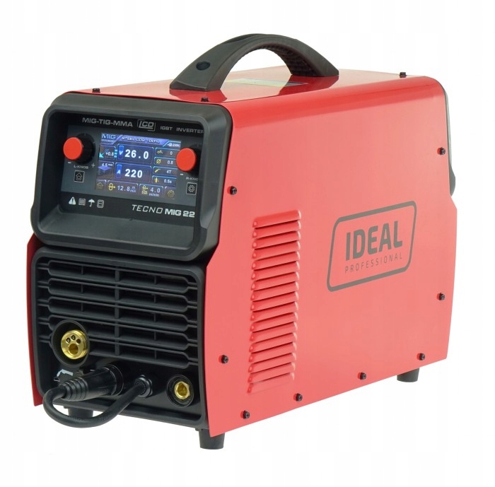 Migomat Spawarka IDEAL TECNO MIG 222 LCD MIG/TIG/MMA SYNERGIC ALU Stan opakowania oryginalne