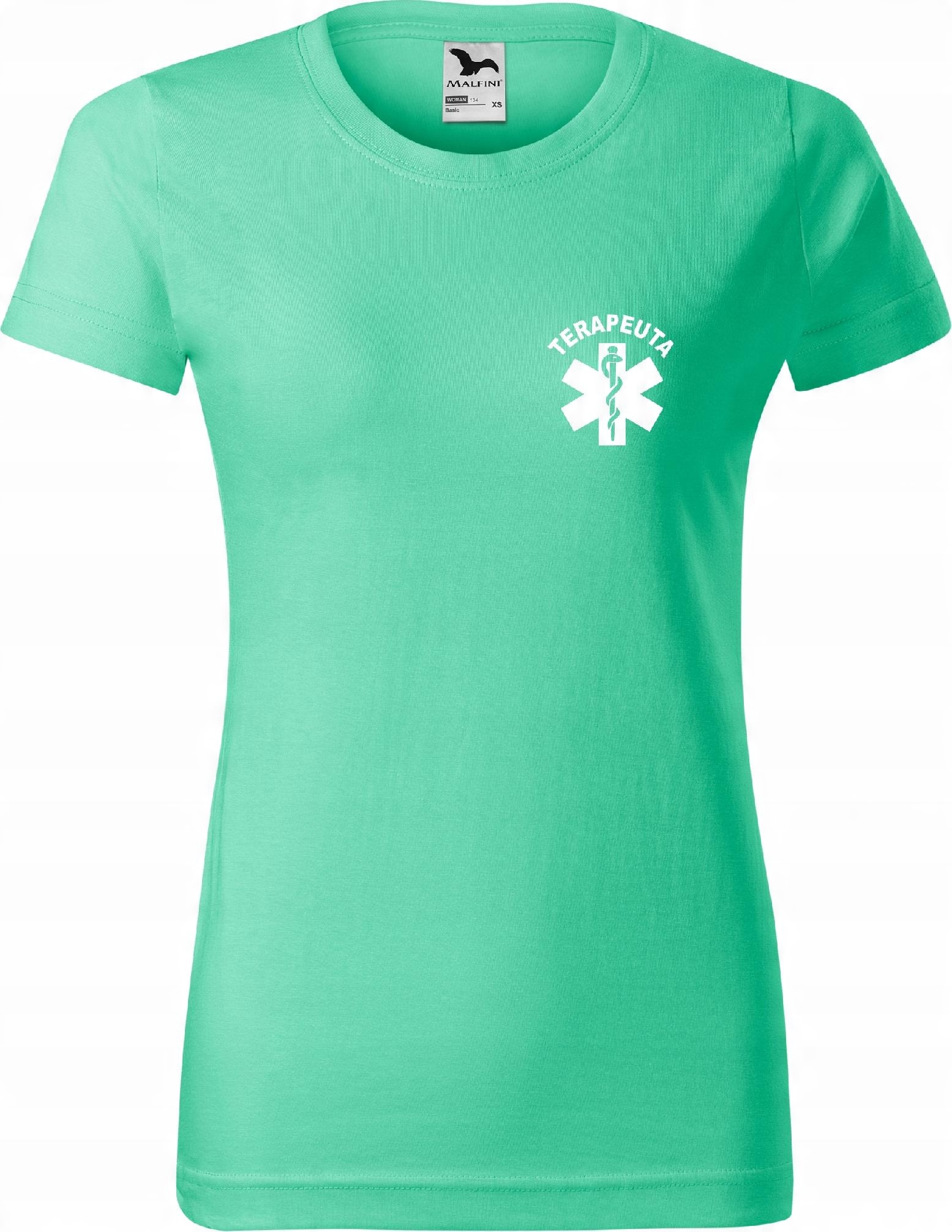 

Damska koszulka medyczna t-shirt Terapeuta r. S