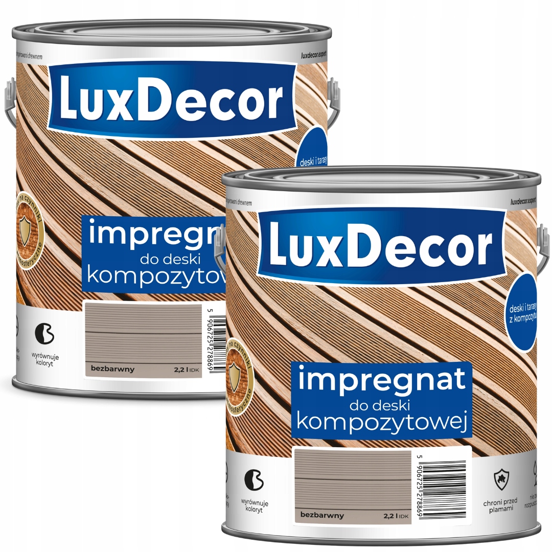 Sada 2KS Luxdecor Impregnace Na Kompozitní Desku Bezbarvá 2X2,2L