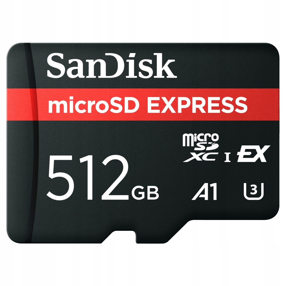 SanDisk micro Express Sdxc 512GB 880/480MBs Ex C10 U3 Uhs-i Karta Pamięci