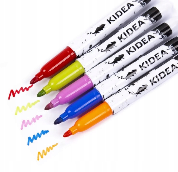 MARKERY DO OBUWIA I TKANIN 10KOL KIDEA Marka Kidea