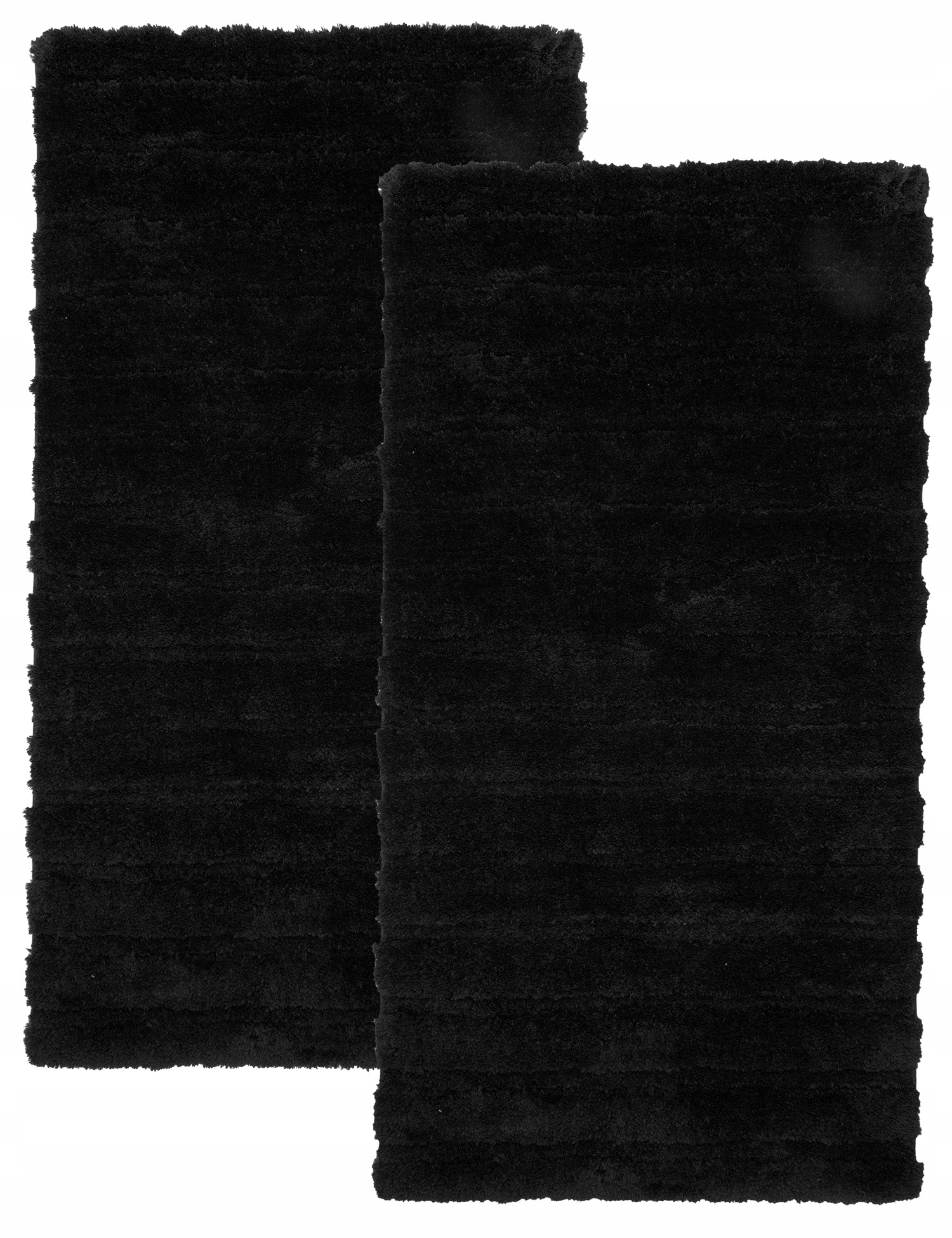 Protišmykový Koberec Komplet 2EL 80x150 cm Mäkký Nadýchaný Shaggy Hrubý