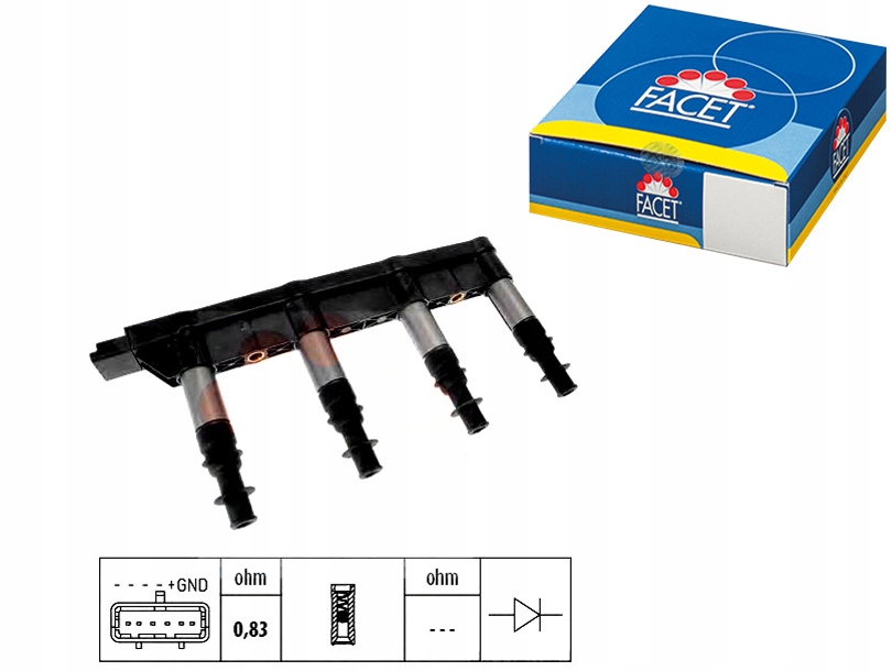 КОТУШКА ЗАПАЛЮВАННЯ CITROEN C2 C3 C4 PEUGEOT 1007 206