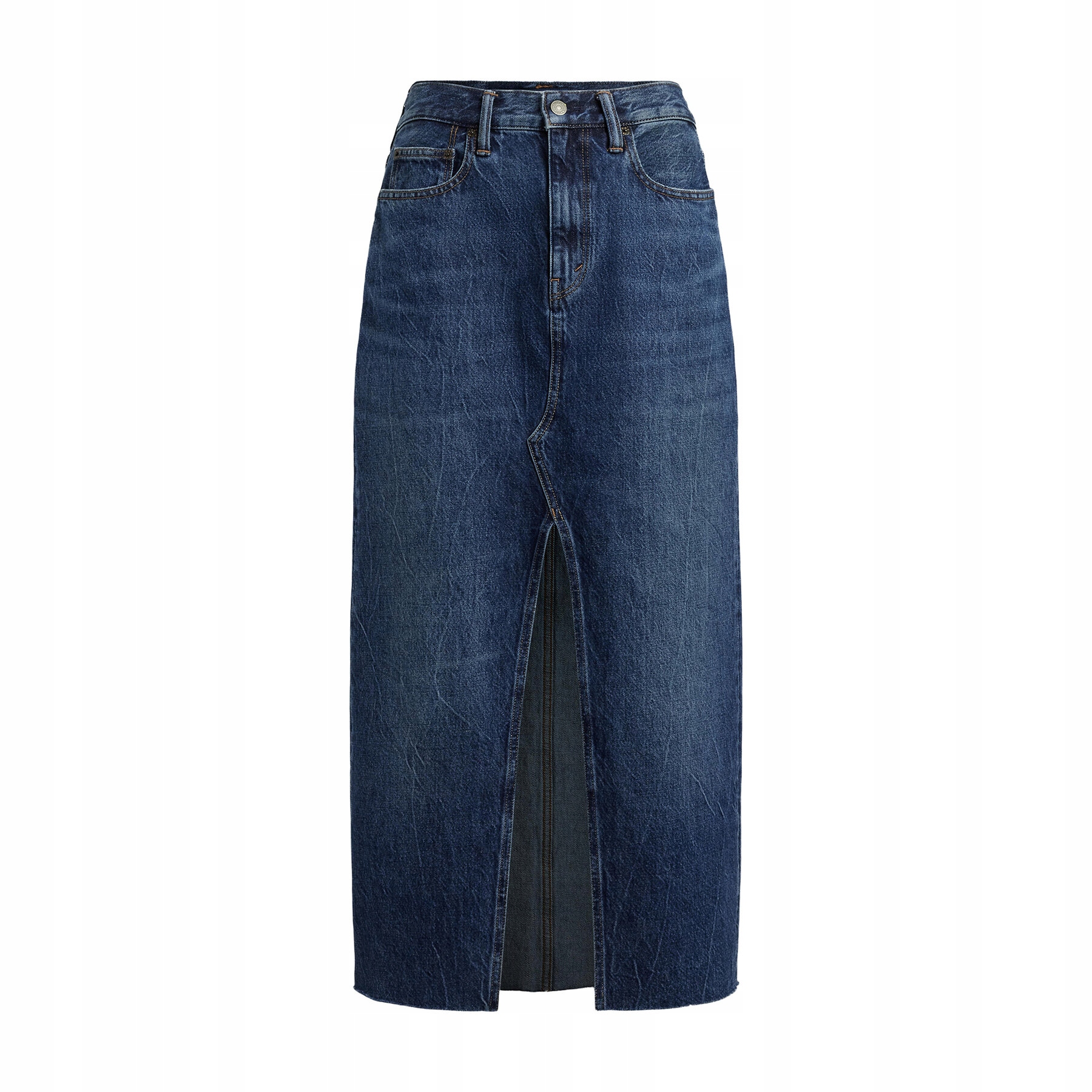 Polo Ralph Lauren Damskie Spódnica jeansowa Granatowy 211A95501001