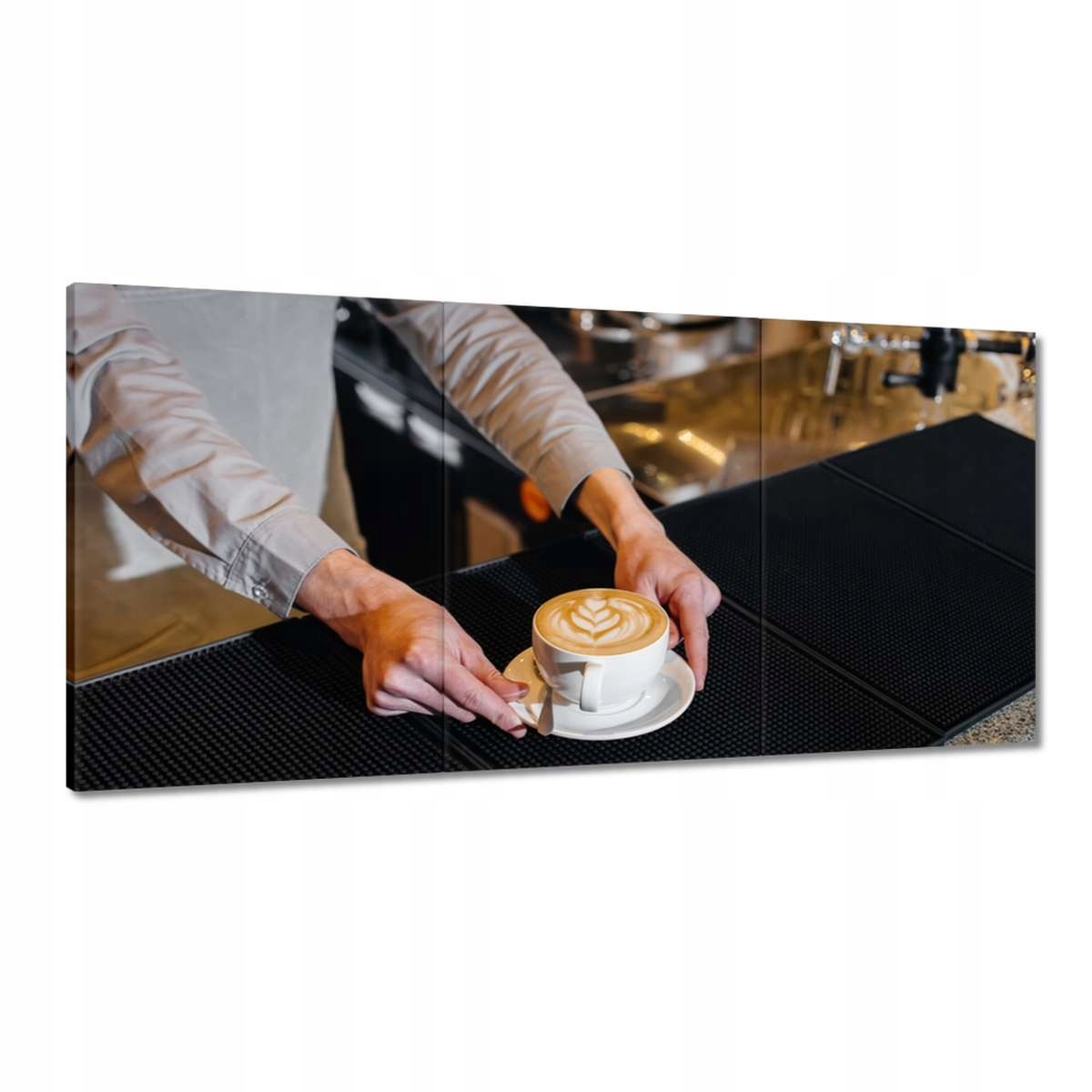 Obrazy 180x90 Barista podávanie kávy