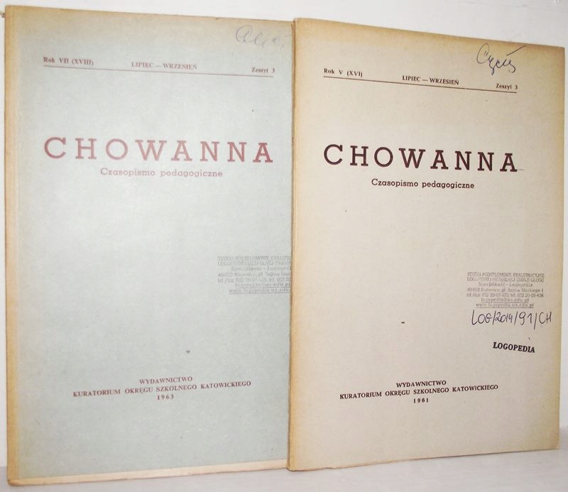 CHOWANNA CZASOPISMO PEDAGOGICZNE KURATORIUM KATOWI