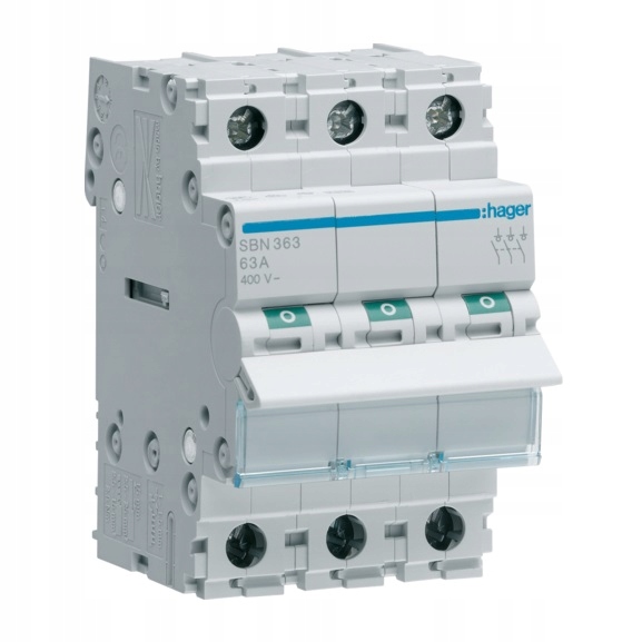 HAGER Rozłącznik izolacyjny moduł FR 3P 63A SBN363