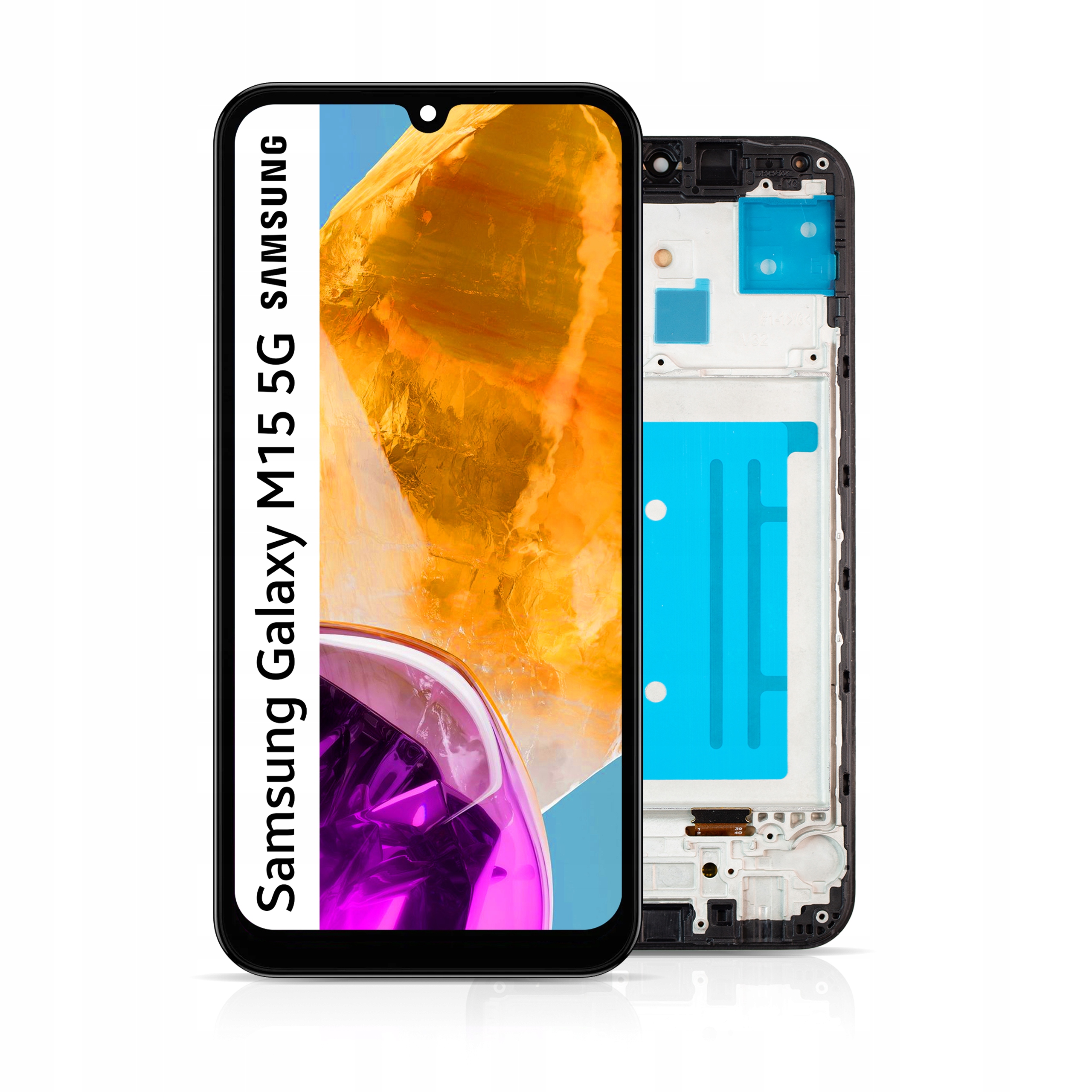 SM-M156B/DS LCD pro Samsung M15 5G Displej Rámeček Matrix Incell