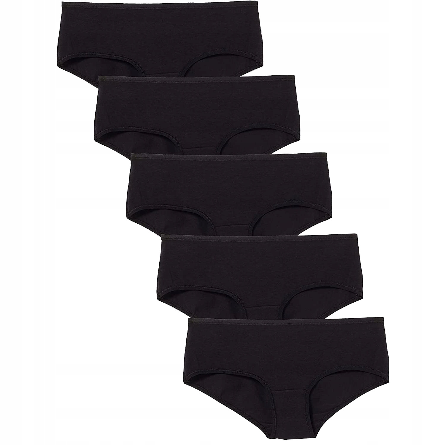 

Czarne Majtki Damskie 5-PAK Figi Hipster Rozmiar S