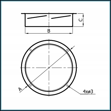 Anemostat okrągły nawiewny fi 100 biały AS100-ML Darco Marka Darco