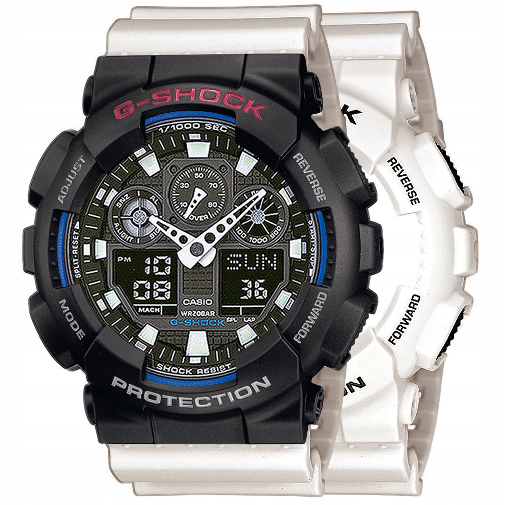 Hodinky Casio G-Shock Set GA-100B-7AER Bezel 10378531 Řemínek 10395227