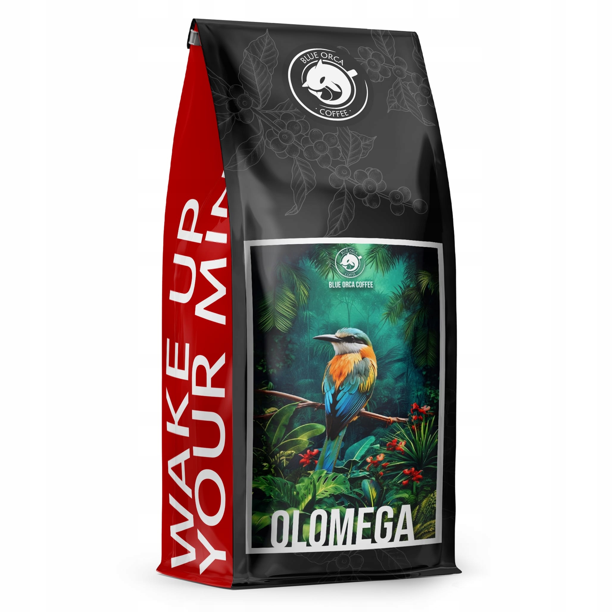 Levně Káva 1 Kg Olomega Nicaragua Arabica 100% Čerstvě Pražená Modrá Orca
