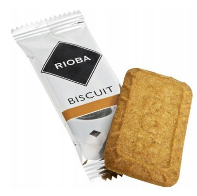 Levně Karamelové sušenky Rioba balené jednotlivě 200 kusů 1,2 kg do kávy