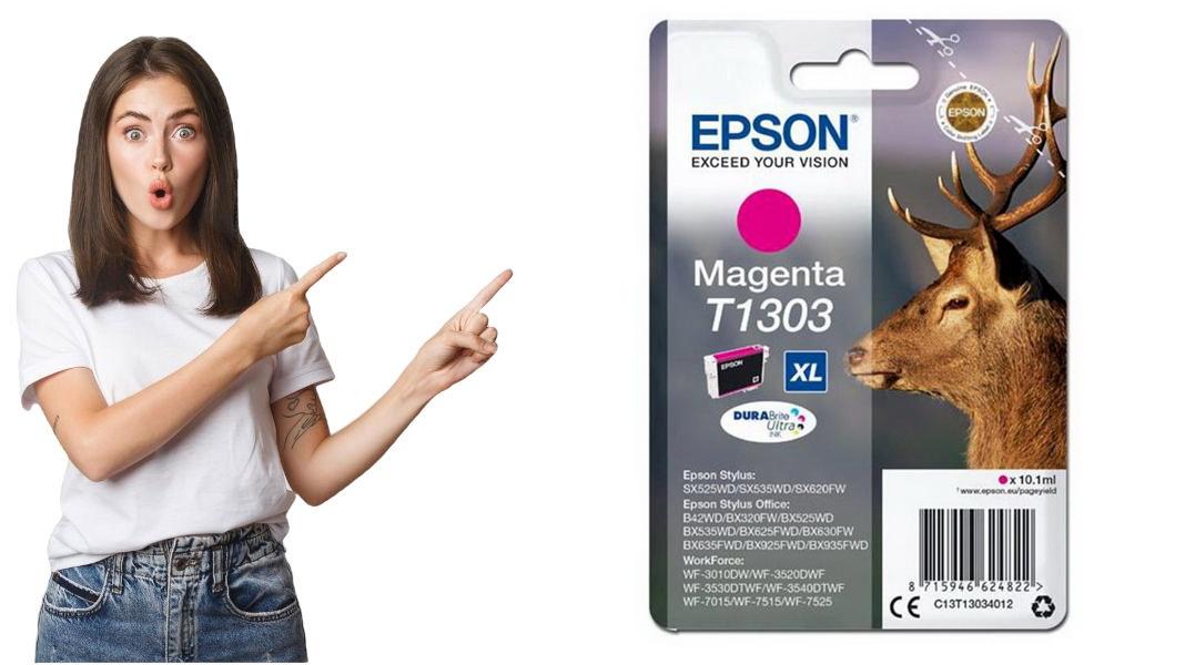 Tusz czerwony, Epson T1303