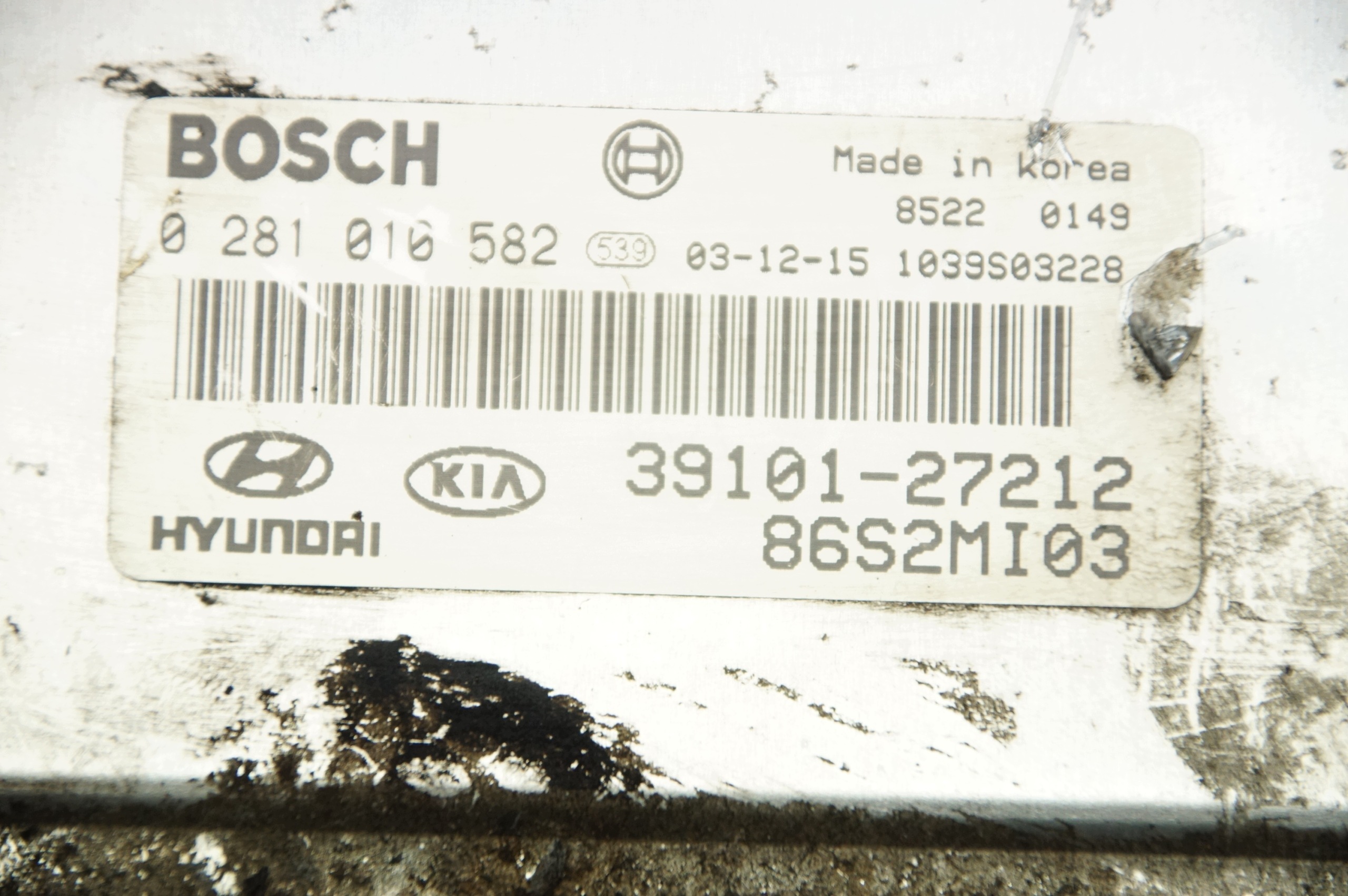 computer motore ECU 39101-27212 HYUNDAI SANTA FE