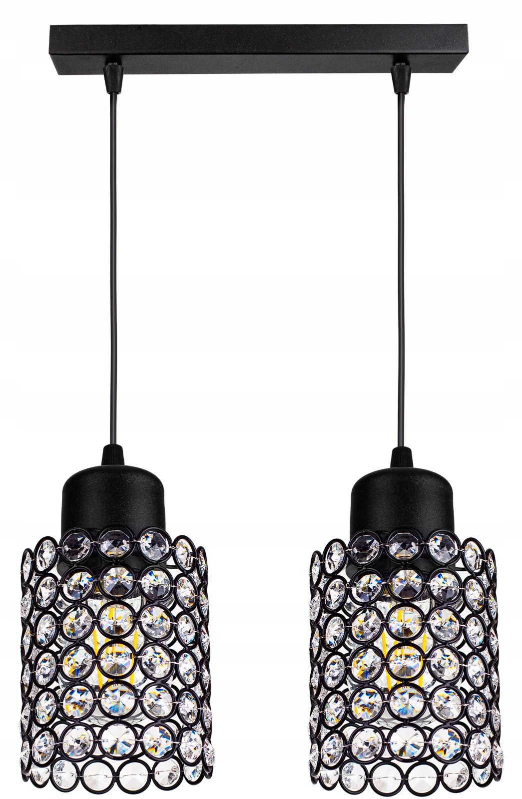 

Lampa Wisząca Sufitowa Żyrandol Plafon Led Szkło