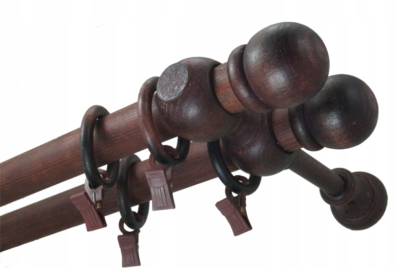 

Karnisz drewniany fi 28 Mahoń podwójny 4,4 m 440cm