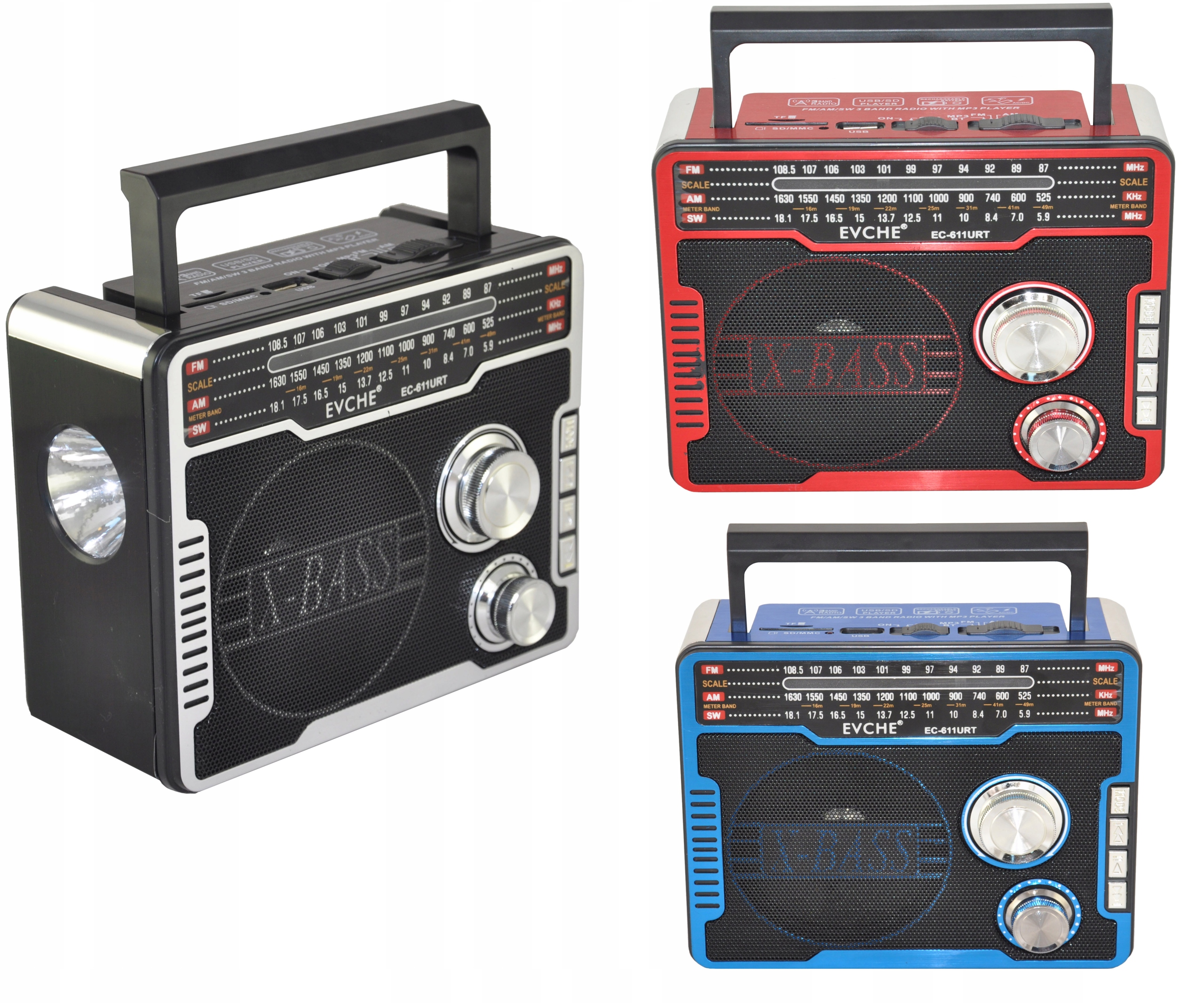 RADIO BUDOWLANE DOMOWE LATARKA BLUETOOTH USB SD Model SONITECC