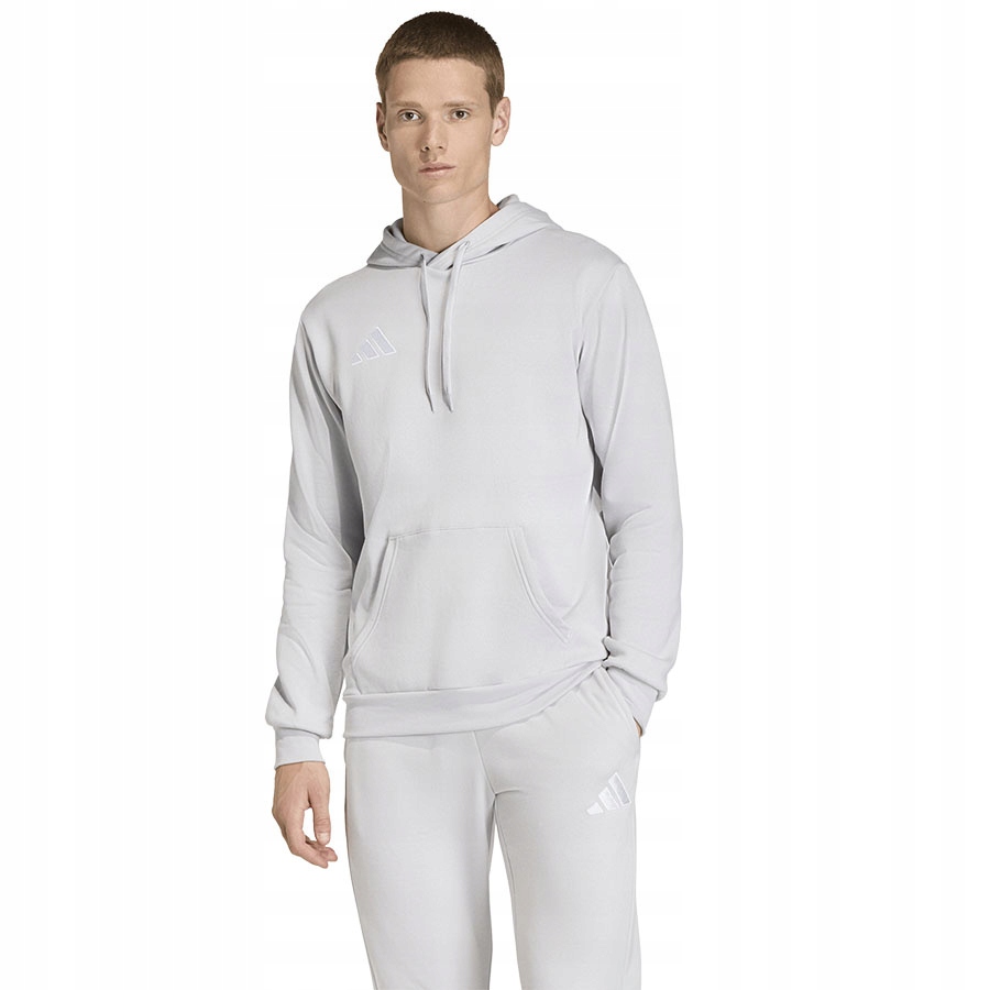 Adidas Entrada 26 Hoody [L] Mikina Pánská Šedá