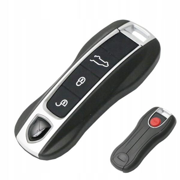 Dálkové Ovládání Porsche Macan Klíček Klíč 3 Tlačítka Panic HU162T Nový
