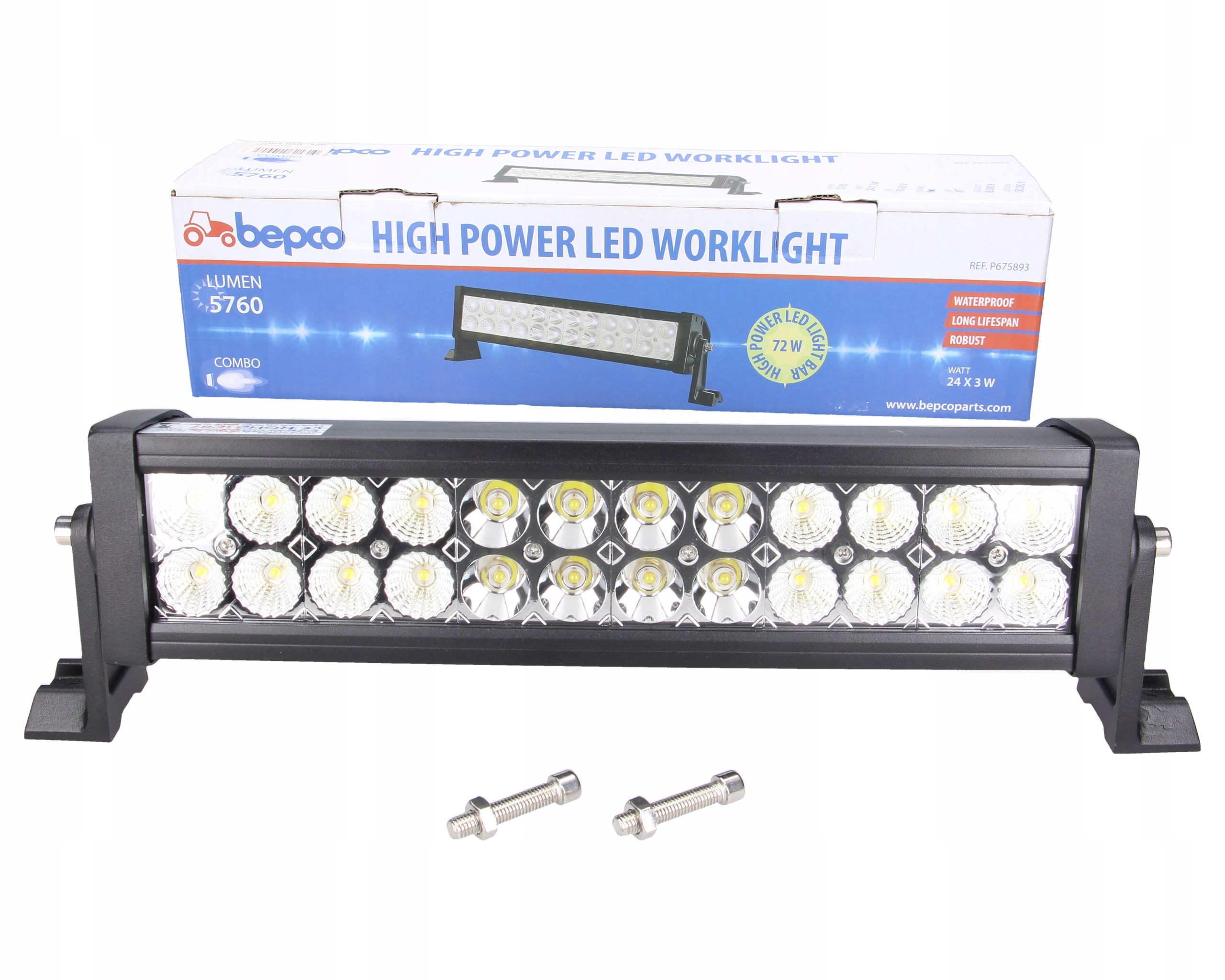 Led pracovní světlo 72W 5760lm smíšené světlo