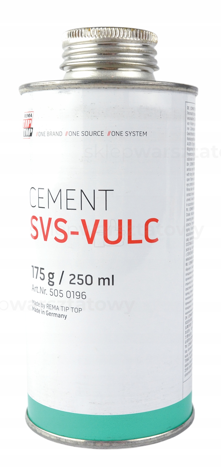 Klej do dętek TipTop Cement SVS-VULC 250ml 175g