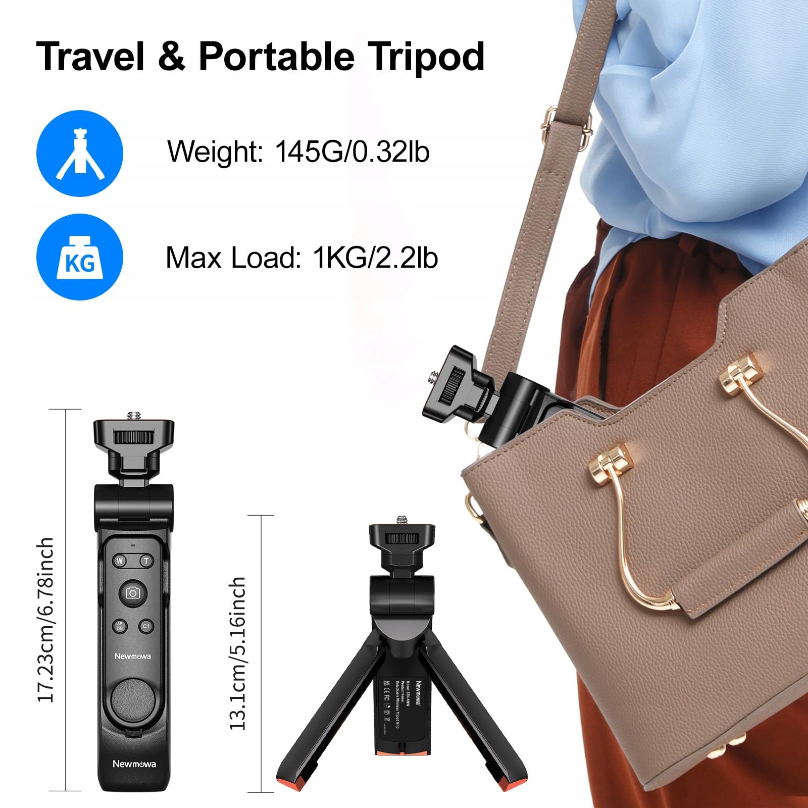 NEWMOWA Statyw Aparat Z Pilotem Do Sony ZV-1 ZV-1F RX100 VII A7 III A6100 — miniatura 4