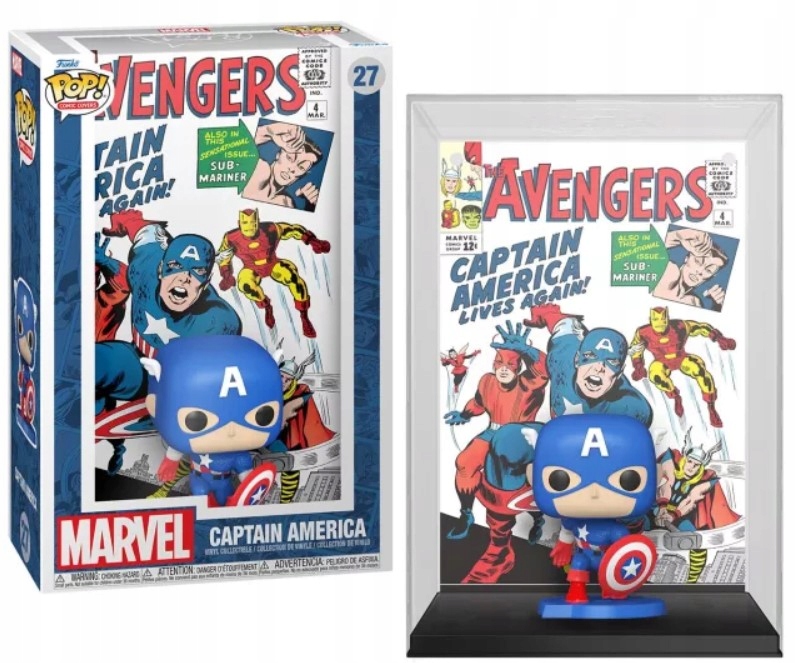 Funko Pop! Marvel Comic Cover Figurka Avengers (1963) Captain America