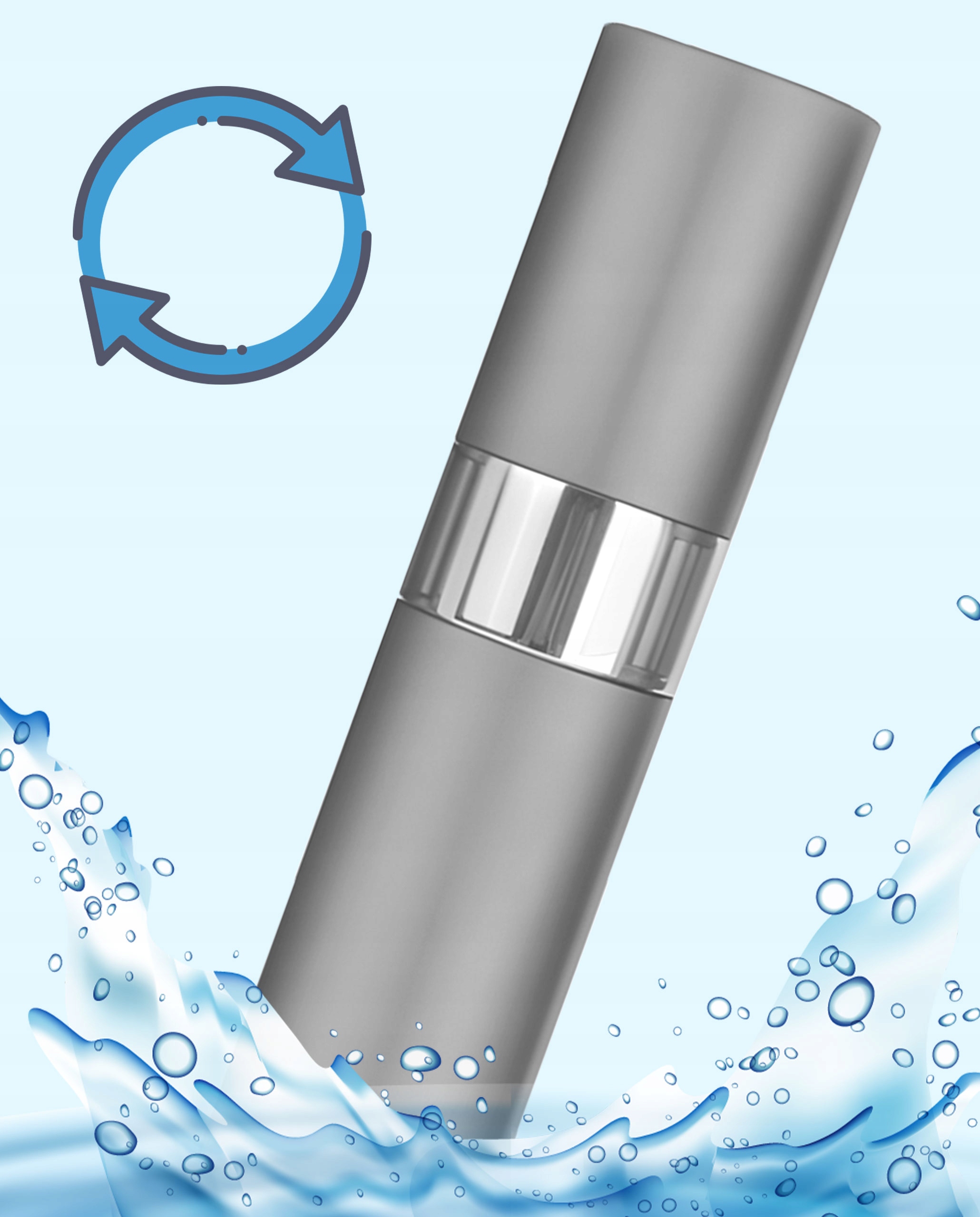 Podróżny Atomizer do Perfum 8ml Butelka Flakonik na Perfumy Przekręcany LUX Marka Mawe