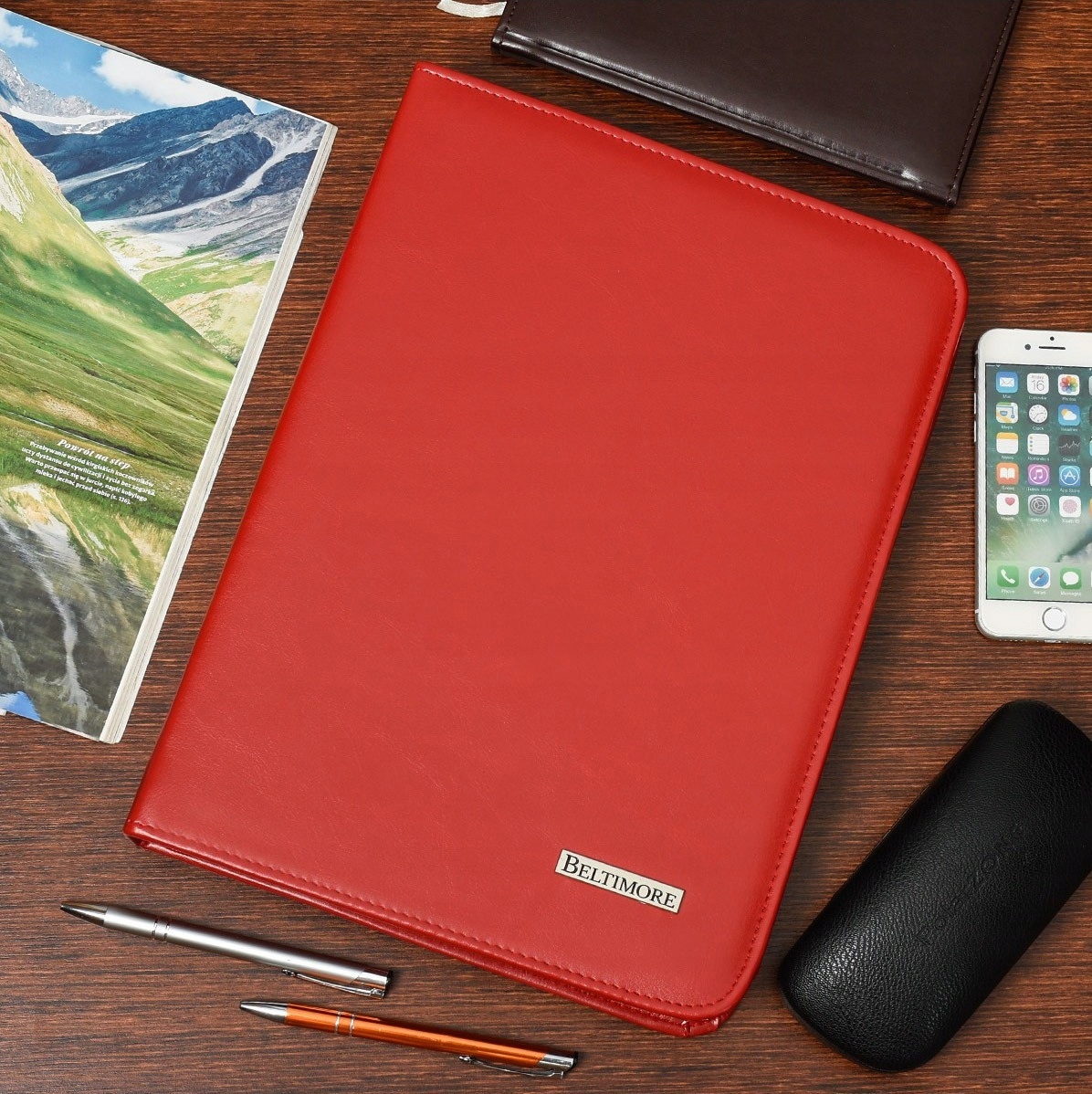 AKTÓWKA TECZKA MĘSKA SKÓRZANA BIWUAR ORGANIZER A4 Kod producenta 5903714321032