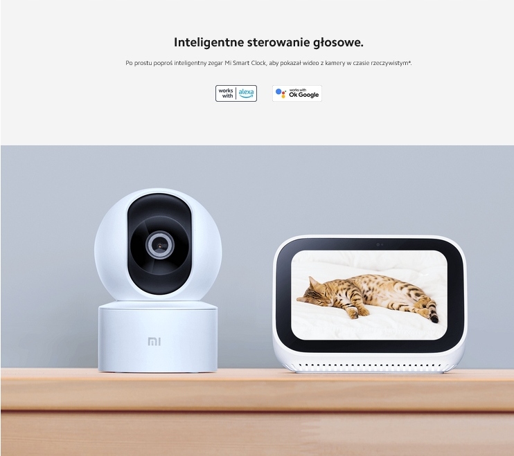 KAMERA IP WIFI WEWNĘTRZNA OBROTOWA FULL HD SMART XIAOMI CAMERA ANDROID IOS Marka Xiaomi