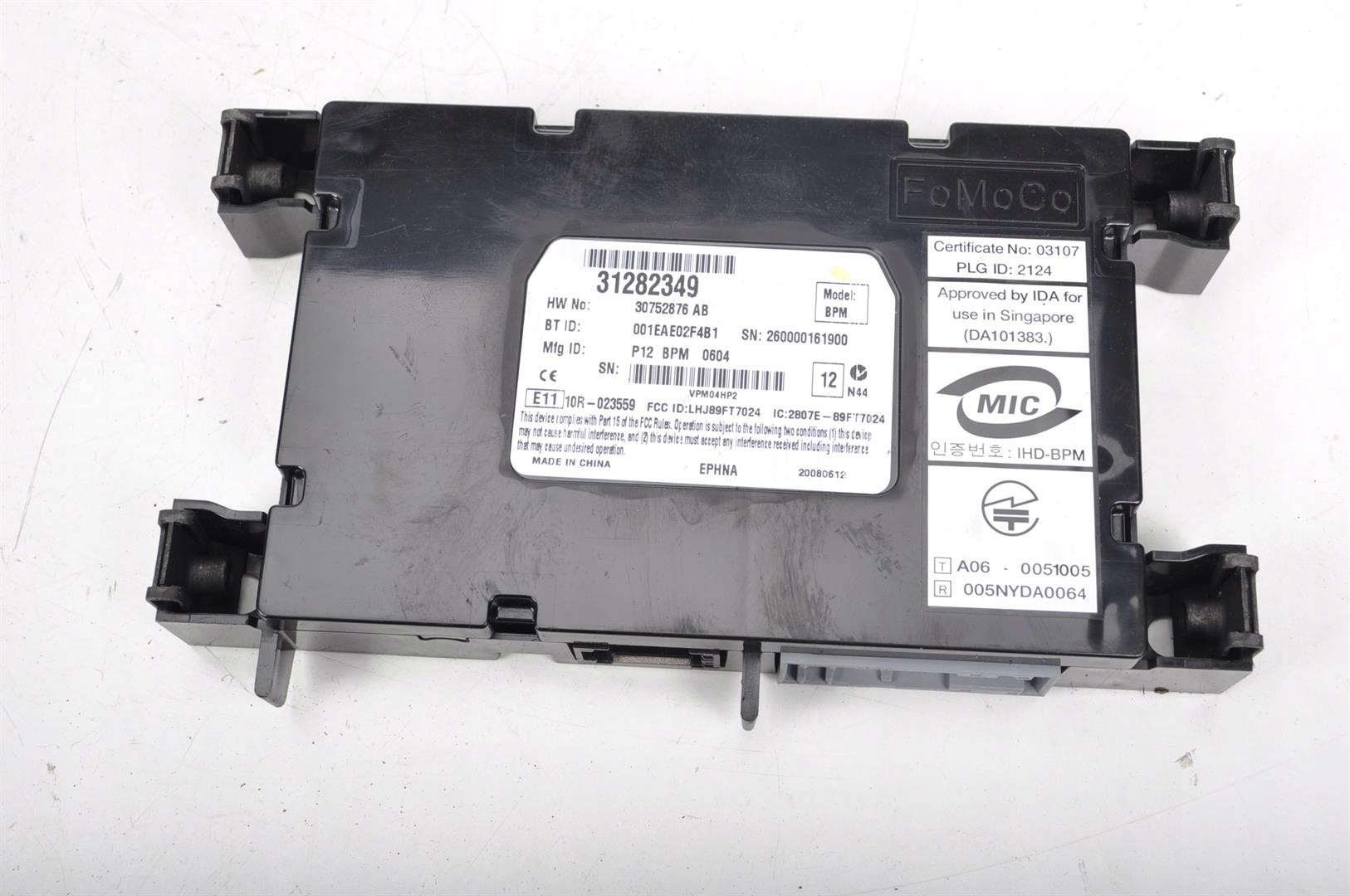 VOLVO C30 S40 V50 C70 MODUŁ BLUETOOTH 31282349