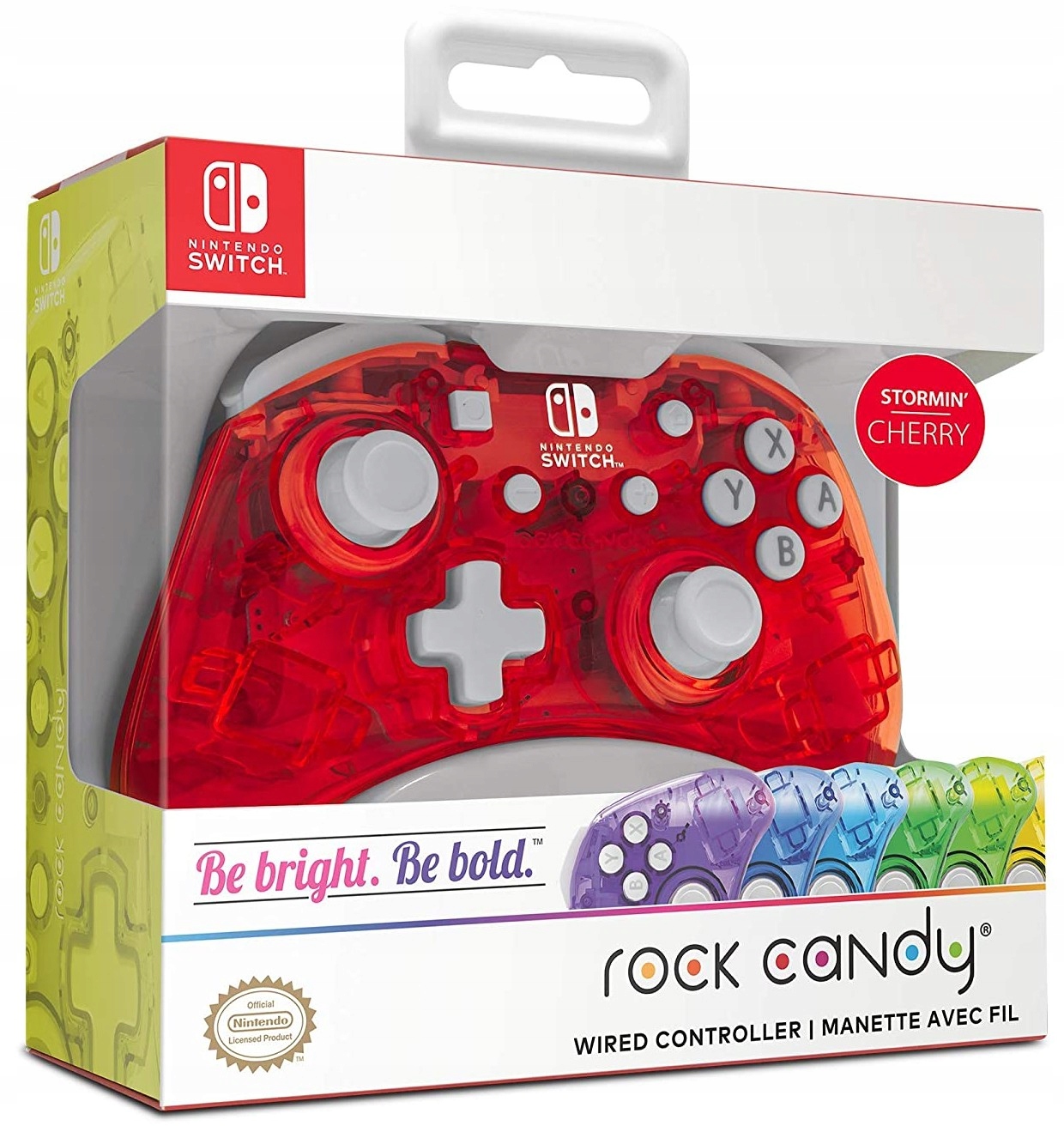PDP SWITCH Rock Candy Mini Pad STORMIN CHERRY Zasilanie USB