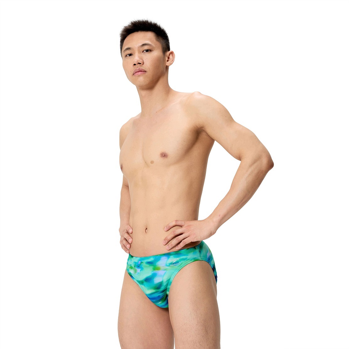 Pánské plavky slipy Speedo Printed Brief r. D3|XS