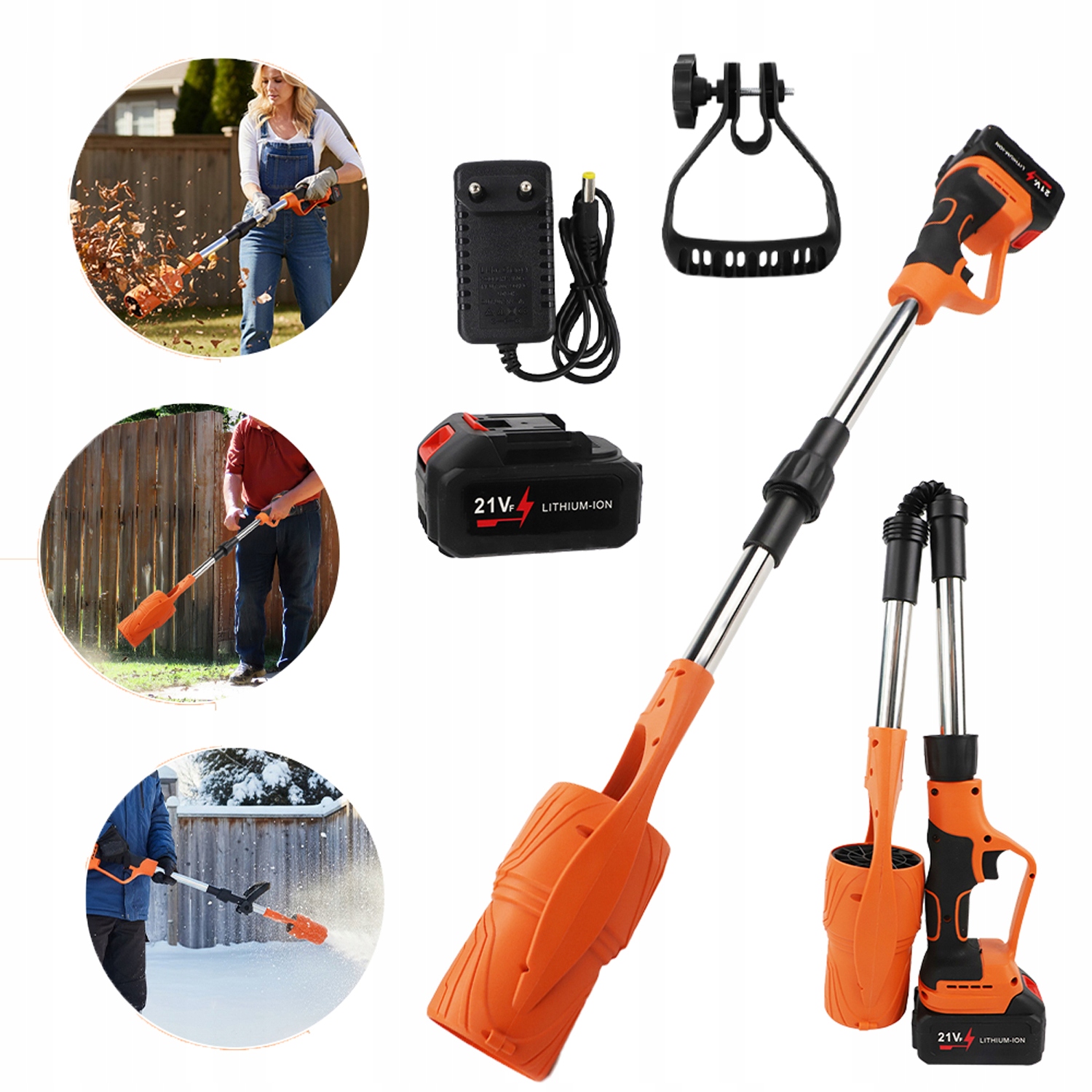 Ruční Foukač silný na sníh, skládací pro odklízení sněhu na úzkých místech