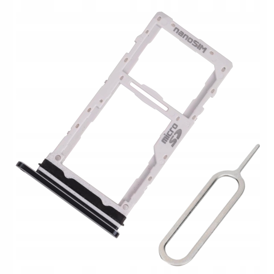 Nano SIM Card Tray + Micro SD Card Tray for LG G8X ThinQ Black